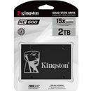 Kingston KC600 2 TB Solid State Drive - 2.5" Internal - SATA (SATA-600) - 3.5" Carrier - American Tech Depot