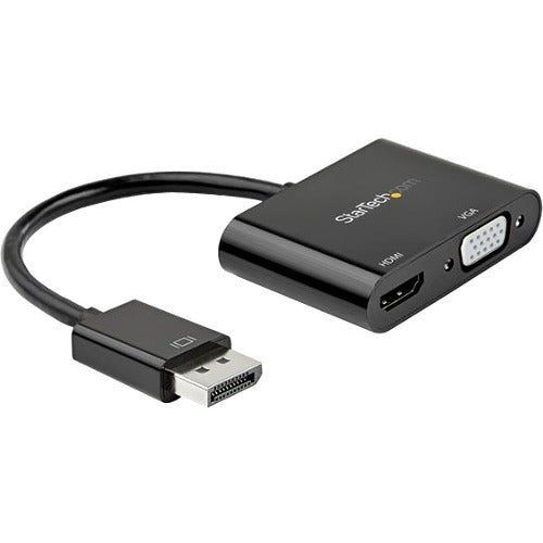 Startech 2-in-1 Displayport 1.2 (hbr2) To Hdmi 2.0 4k 60hz Uhd Hdr Or Vga 1080p Monitor A - American Tech Depot
