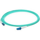 AddOn 5m LC (Male) to LC (Male) Aqua OM4 Simplex OFNR (Riser-Rated) Straight Fiber Patch Cable - American Tech Depot