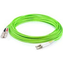 AddOn 15m LC (Male) to SC (Male) Straight Lime Green OM5 Duplex Fiber OFNR (Riser-Rated) Patch Cable - American Tech Depot