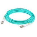AddOn 0.7m LC (Male) to LC (Male) Aqua OM4 Duplex Fiber OFNR (Riser-Rated) Patch Cable - American Tech Depot