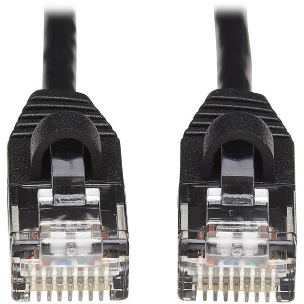 Tripp Lite Cat6a 10G Snagless Molded Slim UTP Network Patch Cable (M-M), Black, 15 ft. - American Tech Depot