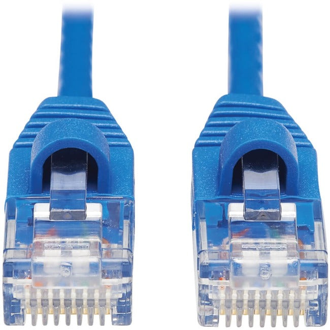 Tripp Lite Cat6a 10G Snagless Molded Slim UTP Network Patch Cable (M-M), Blue, 20 ft. - American Tech Depot