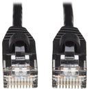 Tripp Lite Cat6a 10G Snagless Molded Slim UTP Network Patch Cable (M-M), Black, 25 ft. - American Tech Depot