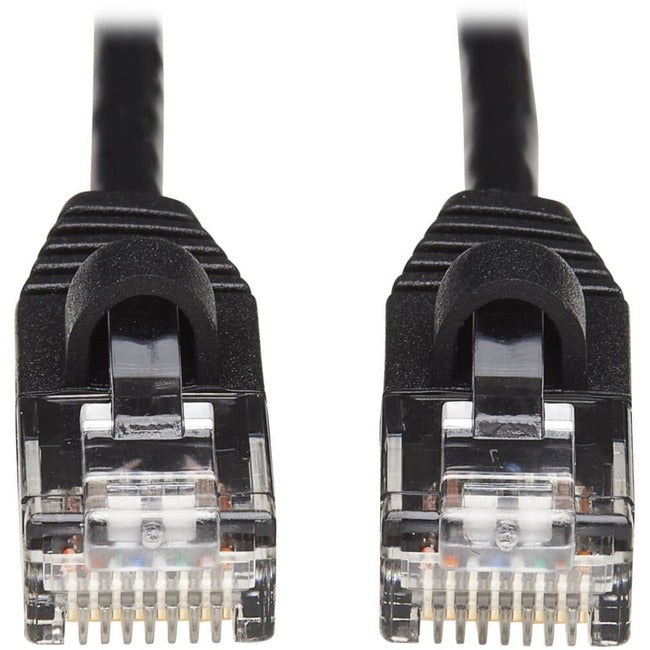 Tripp Lite Cat6a 10G Snagless Molded Slim UTP Network Patch Cable (M-M), Black, 25 ft. - American Tech Depot