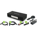 4-Port 4K Triple View DisplayPort KVMP Switch with USB 3.0 Hub (TAA Compliant)