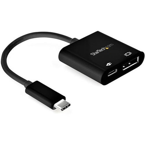 StarTech.com USB C to DisplayPort Adapter with 60W Power Delivery Pass-Through - 8K-4K USB Type-C to DP 1.4 Video Converter w- Charging - American Tech Depot