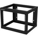 StarTech.com 6U 19" Wall Mount Network Rack - 19" Deep Open Frame for Server Room AV-Data-Patch Panel-IT-Computer Equipment w-Cage Nuts