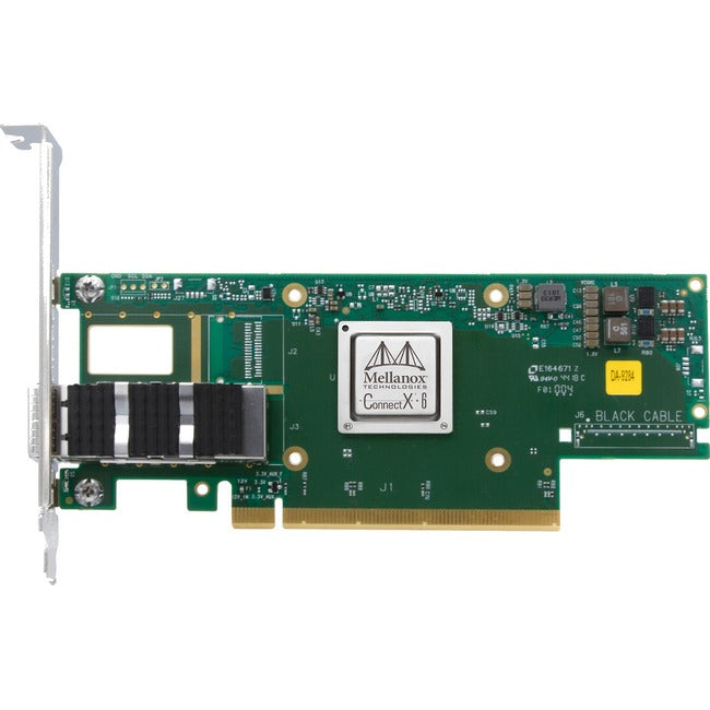 Nvidia Corporation Connectx-6 Vpi Adapter Card, 100gb-s (hdr100, Edr Ib And 100gbe), Single-port Qs