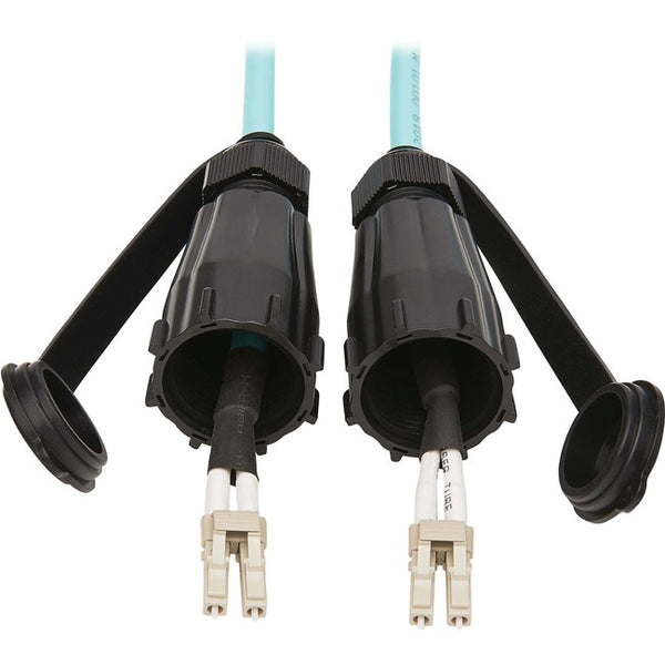 Tripp Lite 10Gb Duplex Multimode 50-125 OM3 Fiber Patch Cable, Aqua, 1M - American Tech Depot
