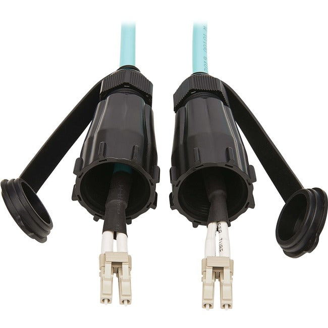 Tripp Lite 10Gb Duplex Multimode 50-125 OM3 Fiber Patch Cable, Aqua, 5M - American Tech Depot