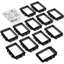 Tripp Lite Cable Management D-Rings Rack Enclosures Button Mount 3x4in 12Pk - American Tech Depot