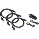 IOGEAR 4K Triple View DisplayPort Cable Kit with USB and Audio (TAA)