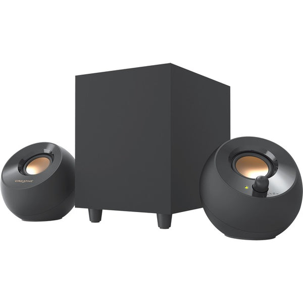 Creative Pebble Plus 2.1 Speaker System - 8 W RMS - Black