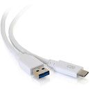 C2G 3ft USB 3.0 Type C to USB A - USB Cable White M-M - American Tech Depot