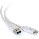 C2G 6ft USB 3.0 Type C to USB A - USB Cable White M-M - American Tech Depot