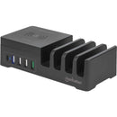 Manhattan Power Delivery Charging Station with Qi™ Wireless Charging Pad - 55 W - American Tech Depot