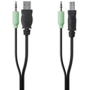 Belkin TAA USB-AUD SKVM CBL, USB A-B, 3.5mm AUDIO