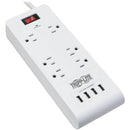 Tripp Lite TLP64USBRA15 6-Outlet Surge Suppressor-Protector - American Tech Depot