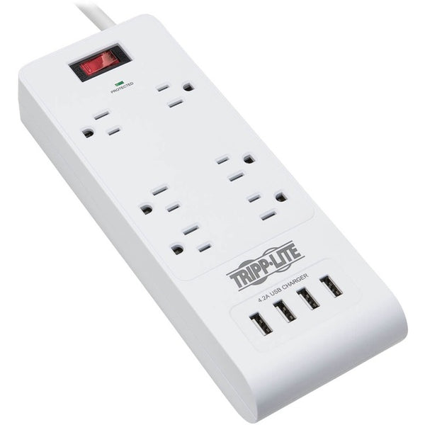 Tripp Lite TLP64USBRA15 6-Outlet Surge Suppressor-Protector - American Tech Depot