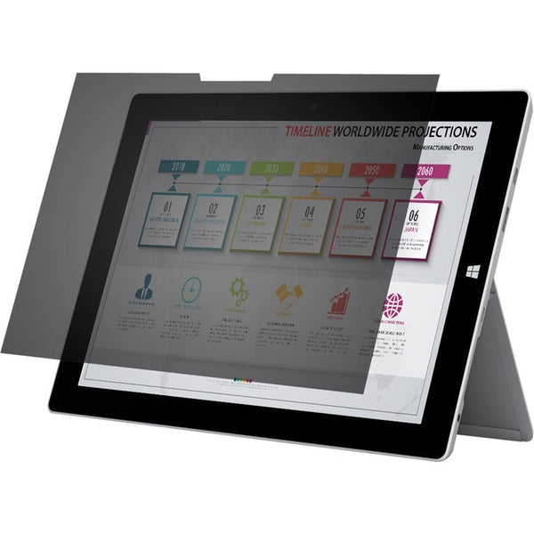 Rocstor PrivacyView™ Premium Privacy Filter for Microsoft® Surface® Pro 4-5-6-7 12.3 Tablet - For Surface® Pro 4 - For 11.4"LCD, 12.3" Tablet - 3:2 - Scratch Resistant - Comparable to PFTMS001-2 - TAA Compliant