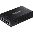 TRENDnet 65W 4-Port Gigabit PoE+ Injector, TPE-147GI, 4 x Gigabit Ports(Data in), 4 x gigabit PoE Ports(Data + PoE Out), Multi-Port PoE+ Injector up to 100m(328 ft.), Add PoE+ Power to Non-PoE Switch