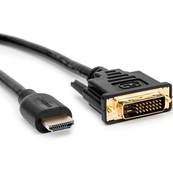 Rocstor Premium HDMI to DVI-D Cable - M-M - 6 ft - 1 x DVI-D Male - 1 x Male HDMI