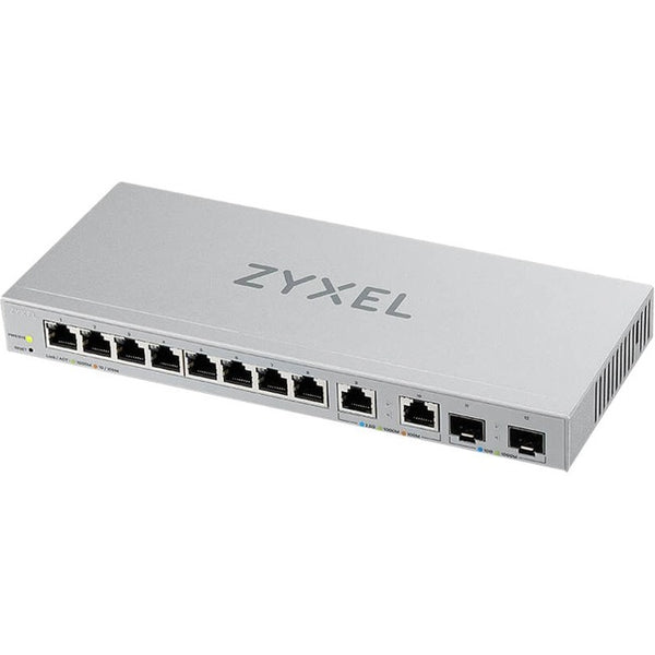 ZYXEL 12-Port Web-Managed Multi-Gigabit Switch with 2-Port 2.5G and 2-Port 10G SFP+