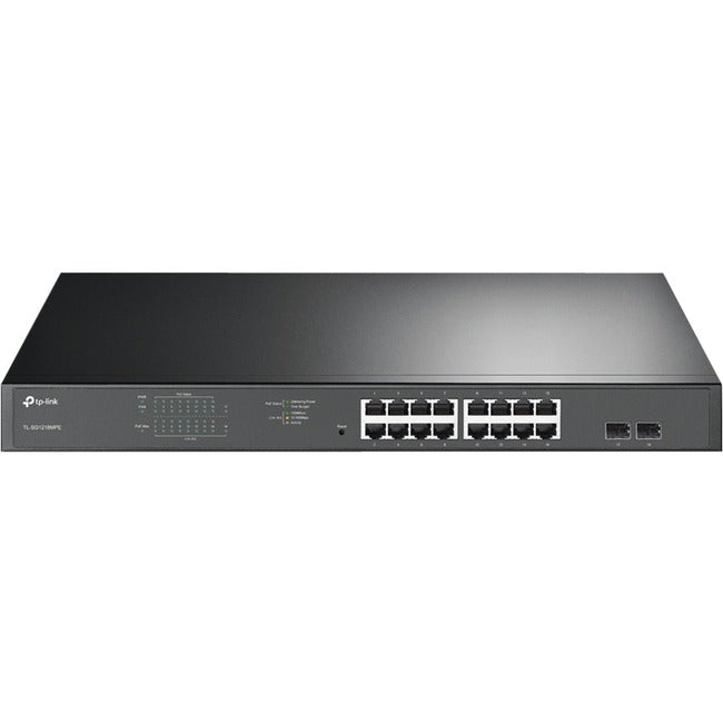 TP-Link JetStream 16-Port Gigabit Easy Smart PoE-PoE+ Switch
