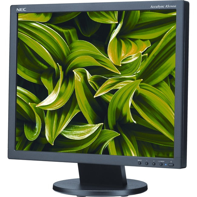 NEC Display AccuSync AS194MI-BK 19" SXGA WLED LCD Monitor - 5:4 - American Tech Depot