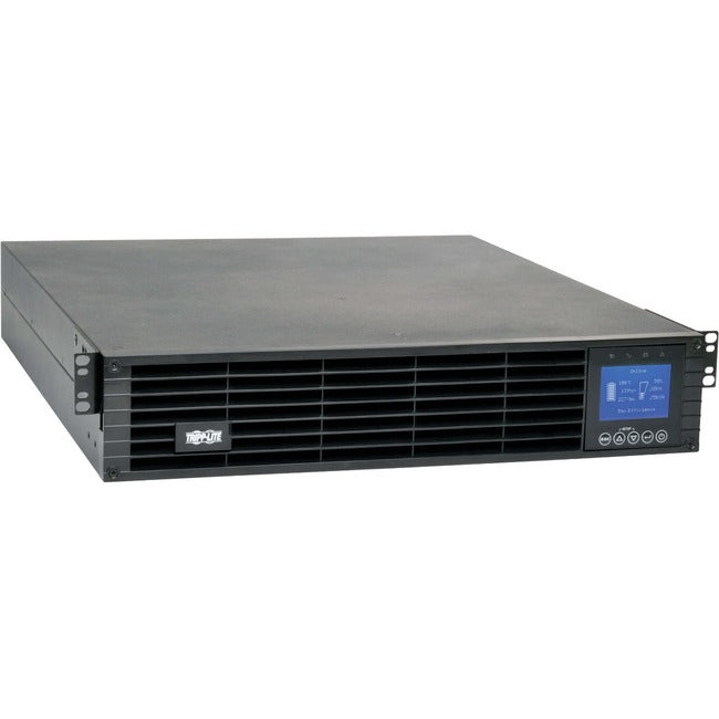 Tripp Lite UPS Smart Online 1000VA 900W 208-230V LCD USB DB9 WEBCARDLX 2URM - American Tech Depot