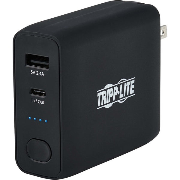 Tripp Lite Portable USB Mobile Power Bank Battery Wall Charger Combo 5K mAh - American Tech Depot