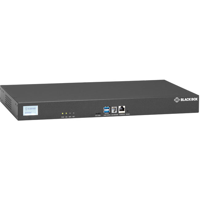 Black Box LES1700 Series Console Server - POTS Modem, Dual 10-100-1000