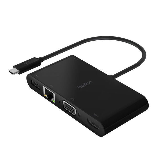 Belkin USB-C Multimedia + Charge Adapter - American Tech Depot