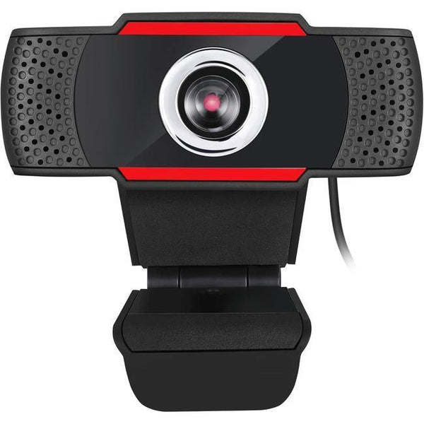 Adesso CyberTrack H3 Webcam - 1.3 Megapixel - 30 fps - Black, Red - USB 2.0 - American Tech Depot
