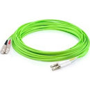 AddOn 8m LC (Male) to SC (Male) Straight Lime Green OM5 Duplex Fiber OFNR (Riser-Rated) Patch Cable - American Tech Depot