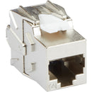 Black Box CAT6A Jack - Shielded, Silver - American Tech Depot