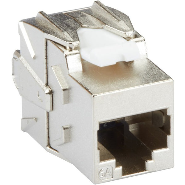 Black Box CAT6A Jack - Shielded, Silver - American Tech Depot