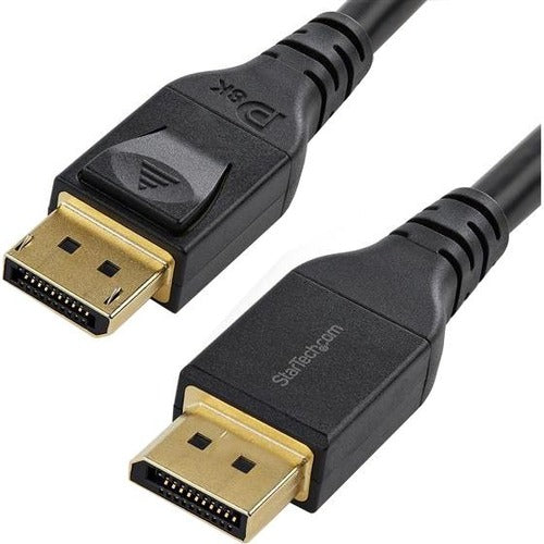 StarTech.com 4 m VESA Certified DisplayPort 1.4 Cable - 8K 60Hz HBR3 HDR - 12 ft Super UHD 4K 120Hz - DP to DP Slim Video Monitor Cord M-M - American Tech Depot
