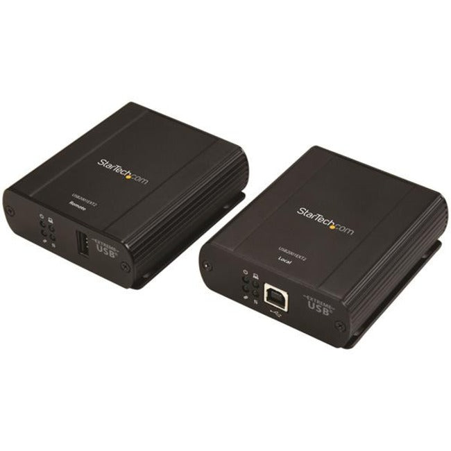 StarTech.com USB 2.0 Extender over Cat5e or Cat6 RJ45 Cable - 330ft-100m USB Extender Adapter Kit w- ESD - Locally or Remotely Powered - American Tech Depot