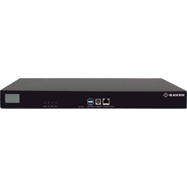 Black Box LES1700 Series Console Server - POTS Modem, Dual 10-100-1000