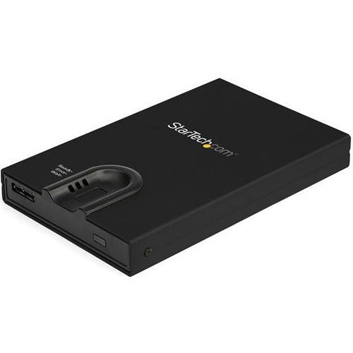StarTech.com Biometric Enclosure - 256-bit AES Encrypted USB 3.0 External Hard Drive Enclosure 2.5" SATA HDD-SSD - Fingerprint & Password