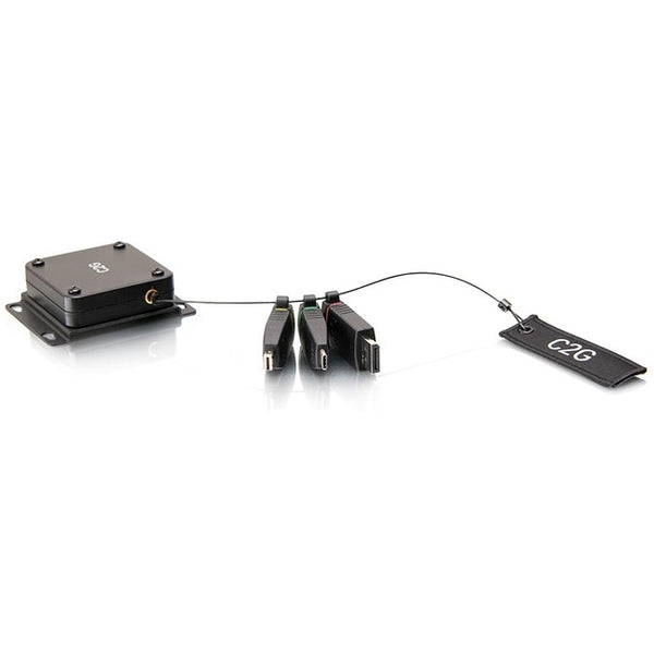C2G Retractable Universal 4K HDMI Adapter Ring - Color Coded mDP, DP, USB C - American Tech Depot
