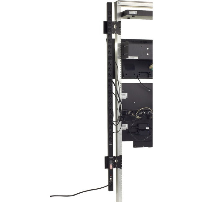 Black Box Vertical Metered PDU - 15-Amp Single Circuit, 120V, 24-Outlet, 5-15R, 5-15P