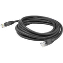 AddOn 25ft RJ-45 (Male) to RJ-45 (Male) Straight Black Cat6A UTP PVC Copper Patch Cable - American Tech Depot