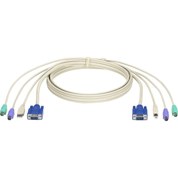 Black Box KVM CPU Cable - DT Pro Series, VGA, PS-2, 9-ft. (2.7-m)