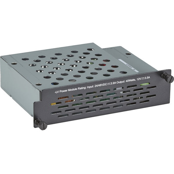 Black Box Power Supply - 4-Slot, 44W, 20-72VDC, Low-Voltage