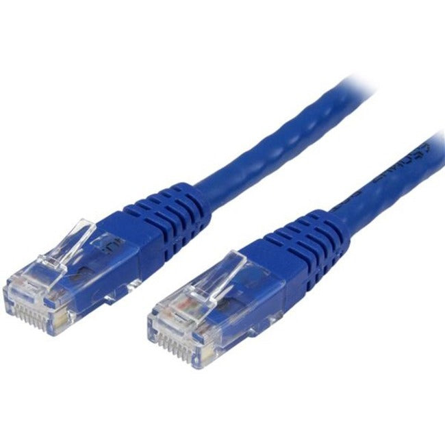 StarTech.com 1 ft. CAT6 Cable - 10 Pack - Blue CAT6 Ethernet Cords - Molded RJ45 Connectors - ETL Verified - 24 AWG (C6PATCH1BL10PK) - American Tech Depot