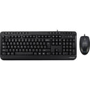 Adesso AKB-132CB - Antimicrobial Multimedia Desktop Keyboard and Mouse