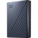 WD My Passport Ultra WDBFTM0040BBL 4 TB Portable Hard Drive - External - Blue - American Tech Depot